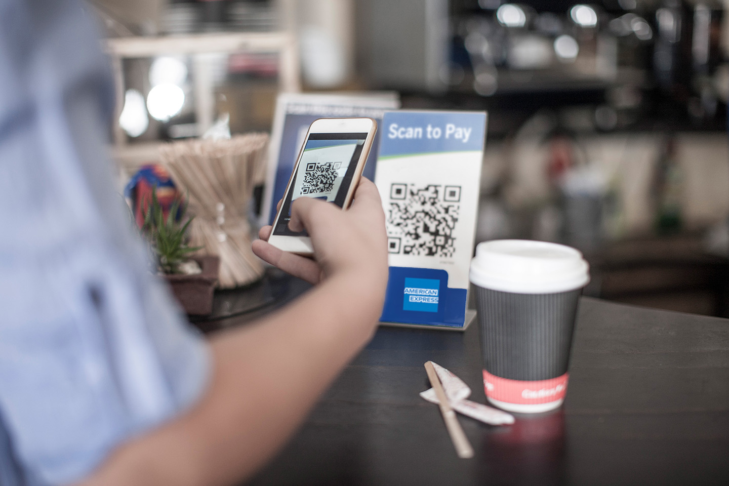 Image of American Express QR Code Payment Solutions